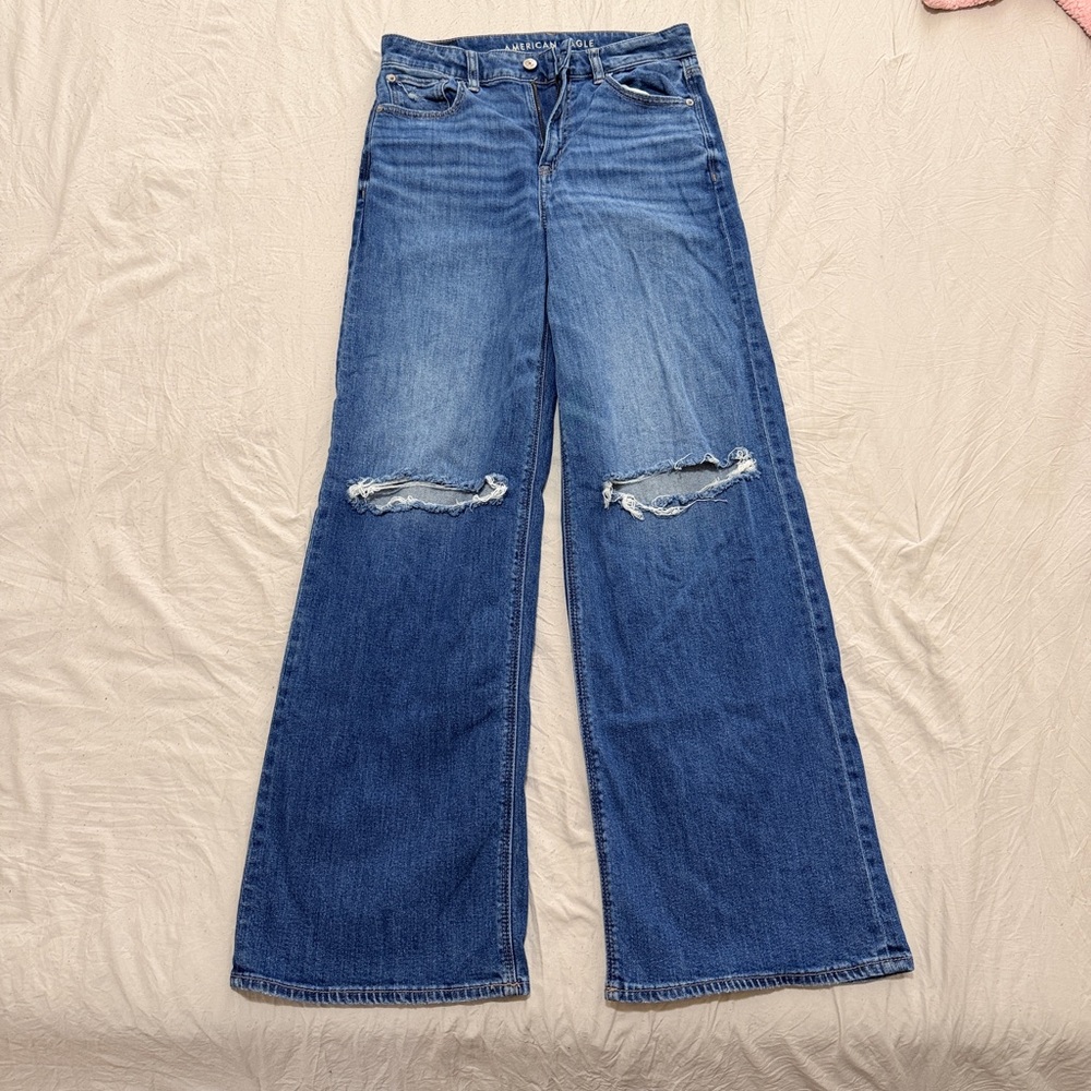 American Eagle Outfitters Blue Flare Jeans
